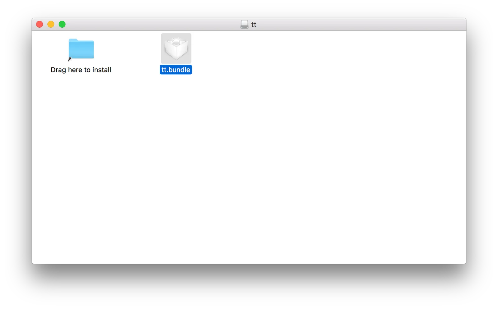 1. Drag to install