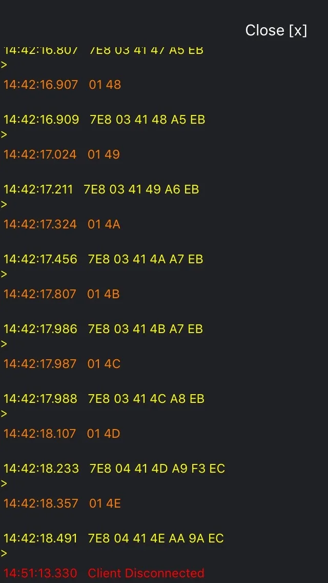 ios version logs