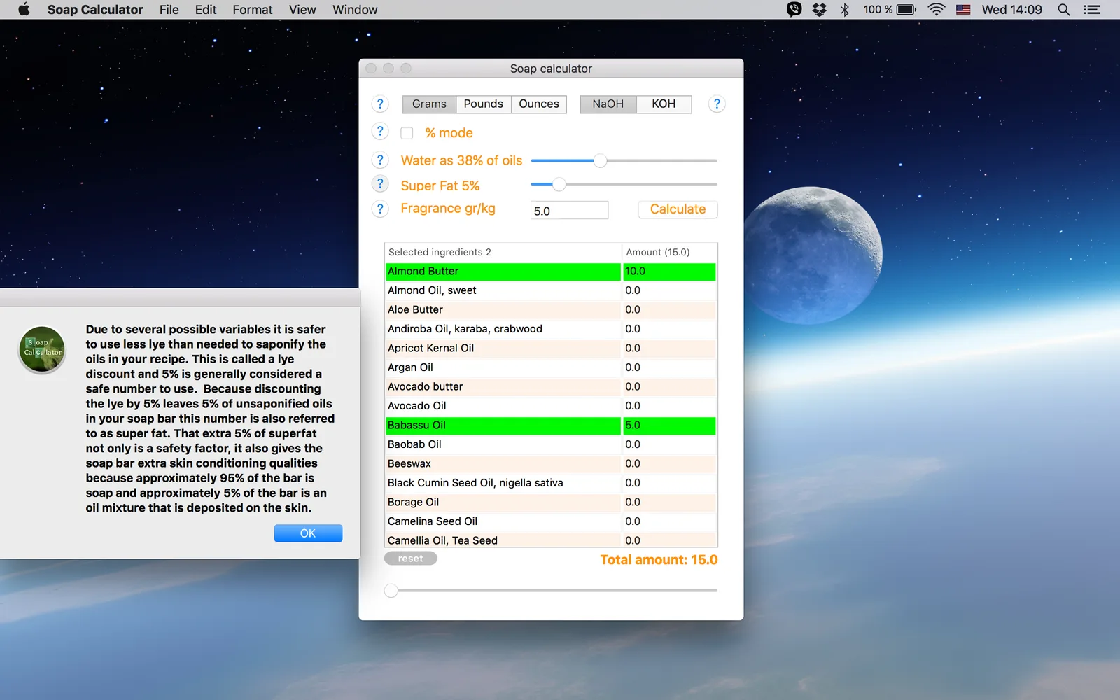 osX version
