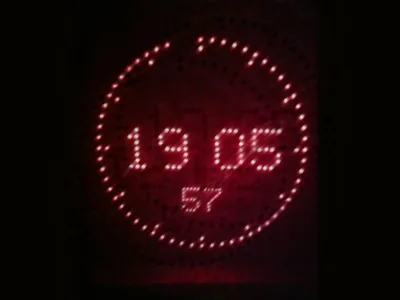 Deblured clock